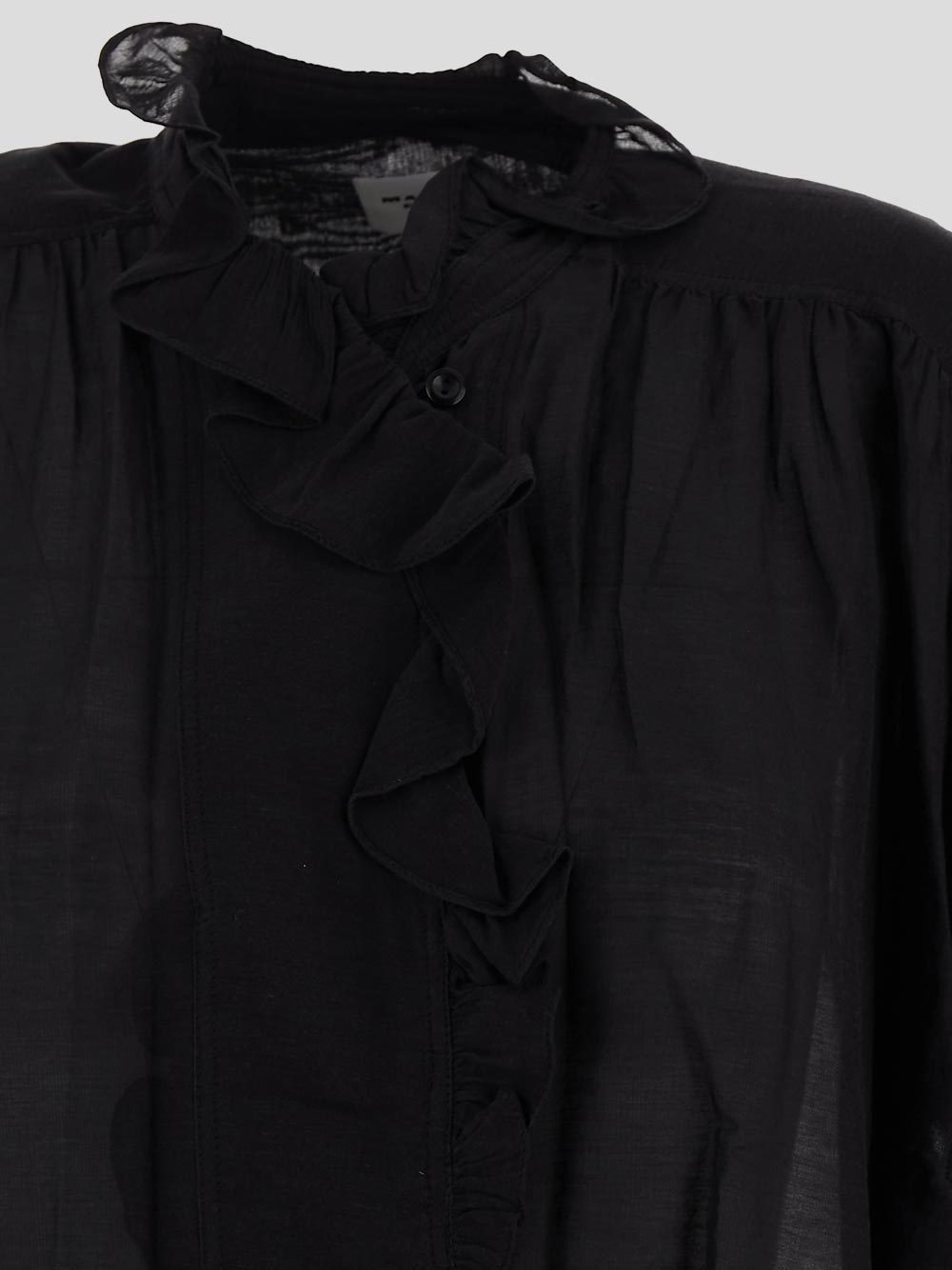 Isabel Marant Étoile Pamias Shirt In Cotton In Black