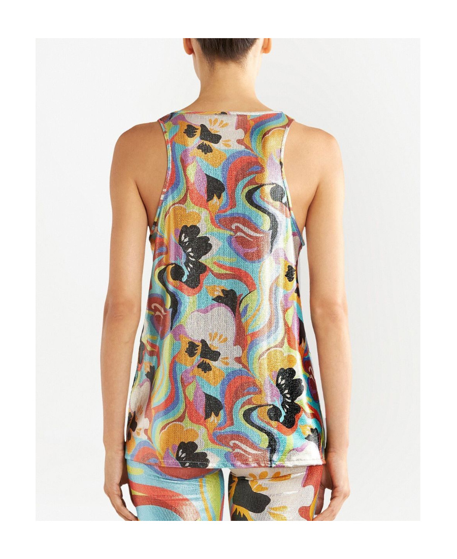 Etro Multi-coloured Floral Pattern Top In Multicolor