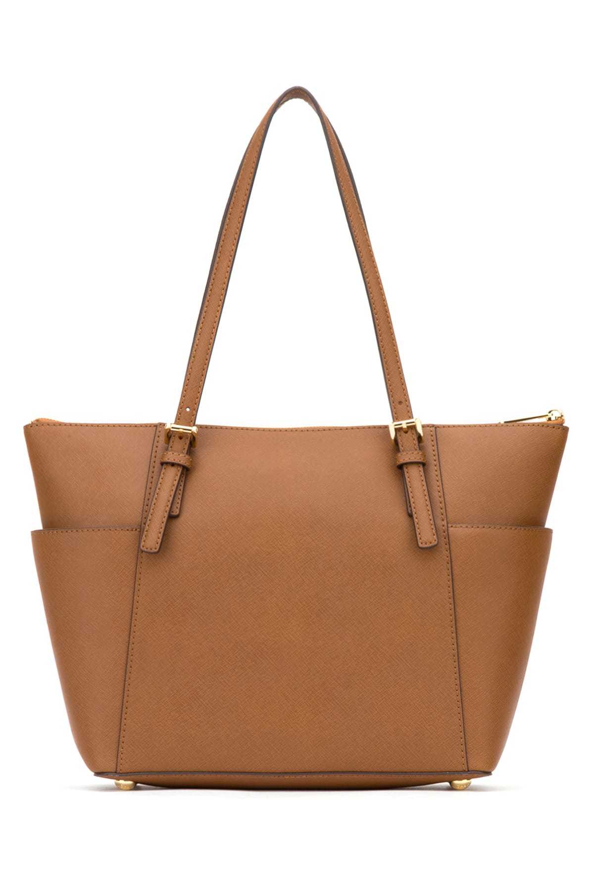 Michael Kors Jet Set Large Tote In Brown