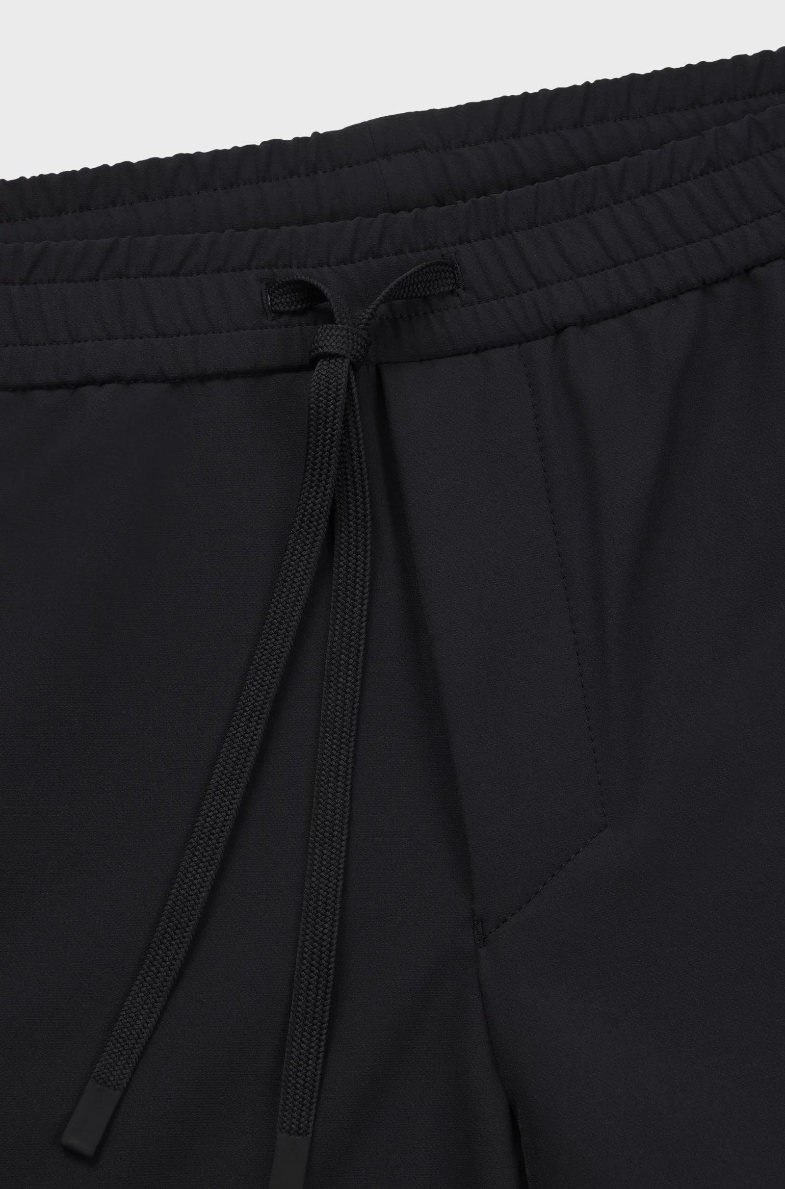 Hugo Boss Elastic Waist Sweatpants In Black