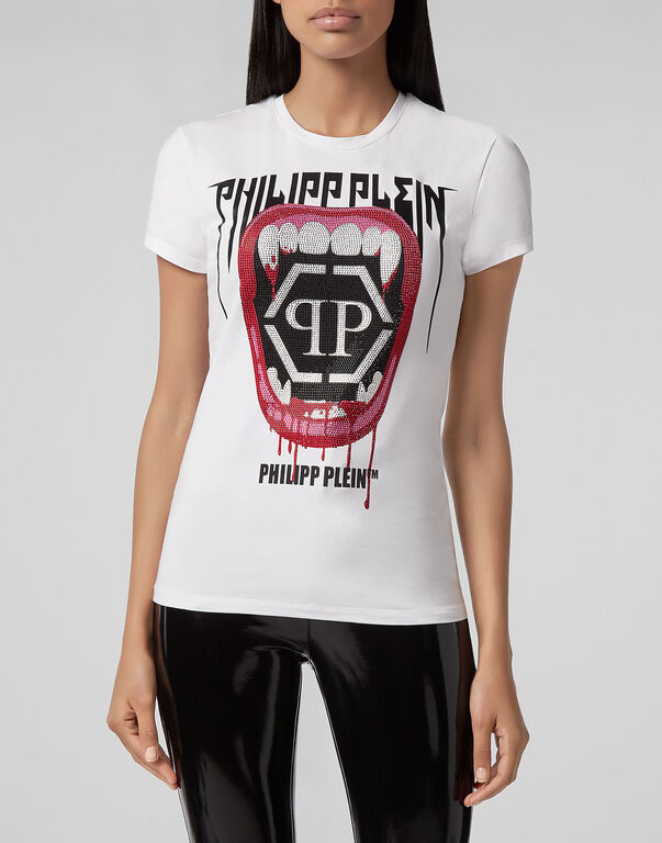 Philipp Plein Logo Details T-shirt In White