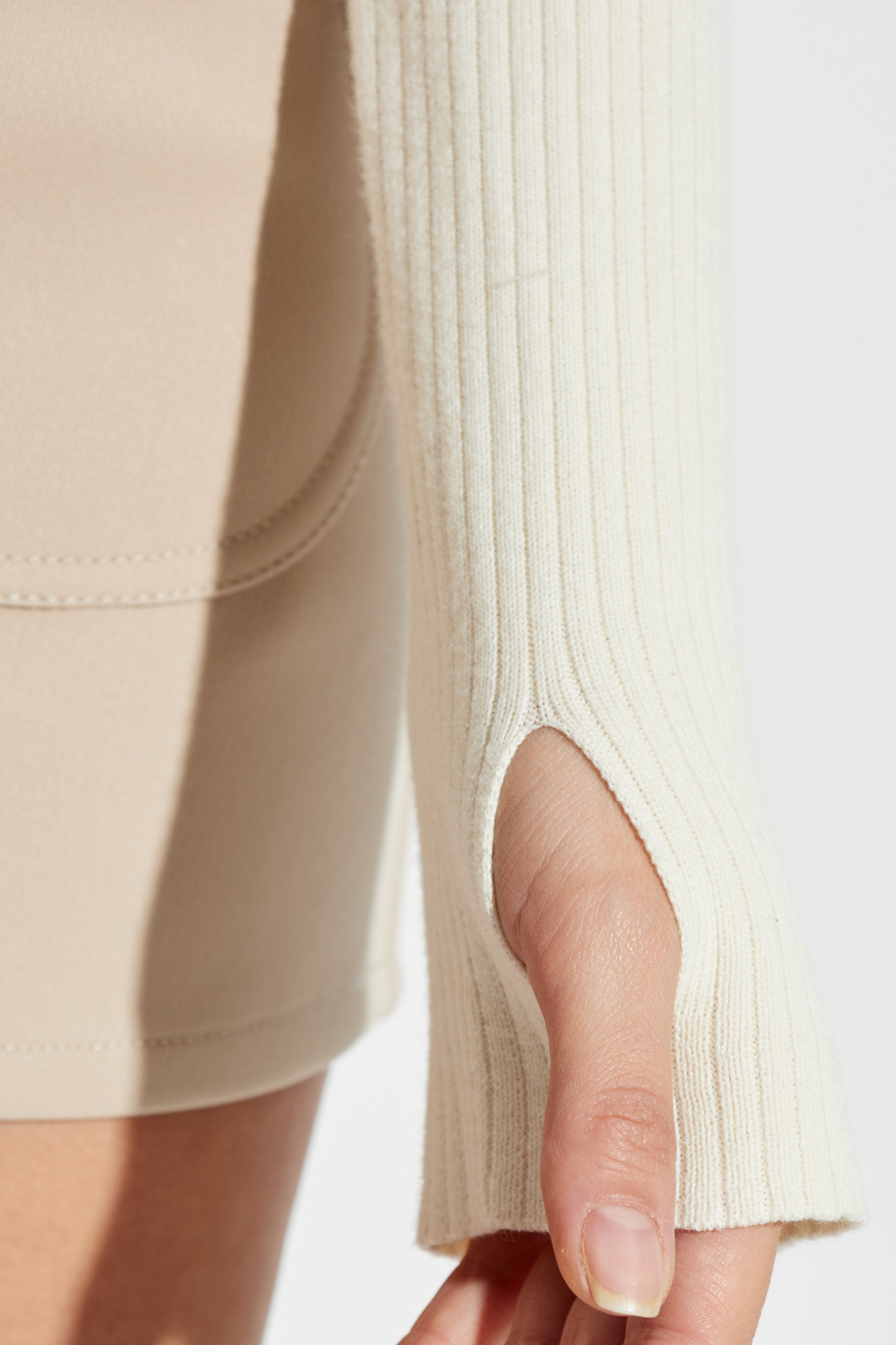 Shop Courrèges Long-sleeved Sweater In White