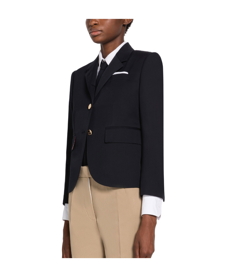 Thom Browne Single-breasted Blazer In Black