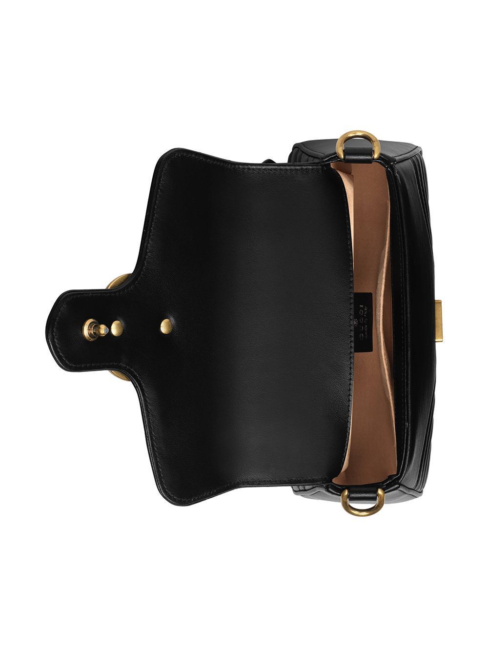 Gucci Gg Marmont Mini Top Handle Bag In Black