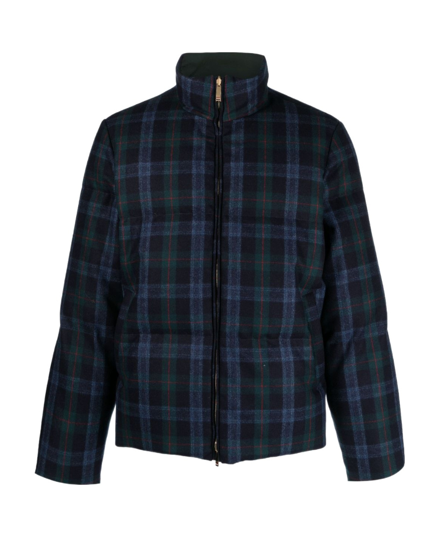 THOM BROWNE REVERSIBLE ZIP-UP PUFFER JACKET