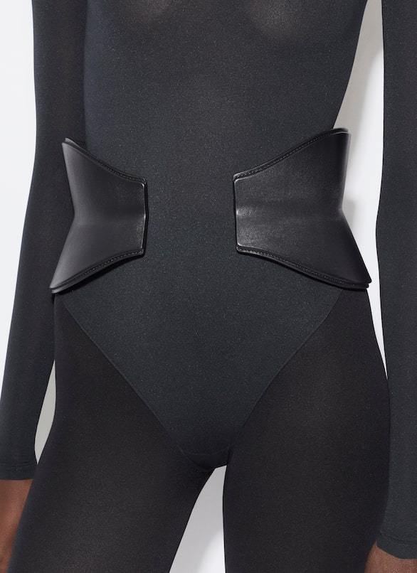 Alaïa Bustier Flex Belt In Black