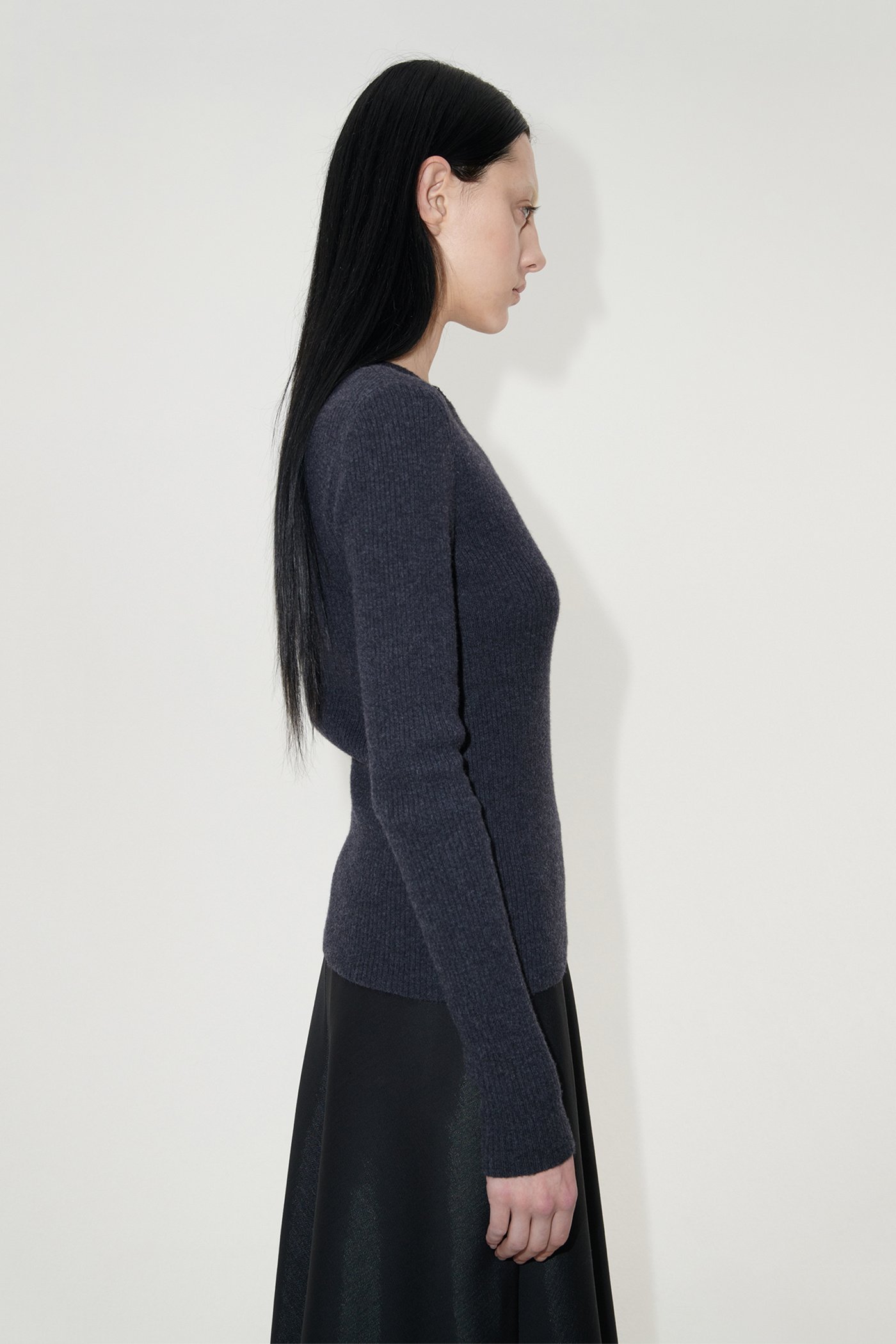Shop Our Legacy Long-sleeved Wool Sweater In Black