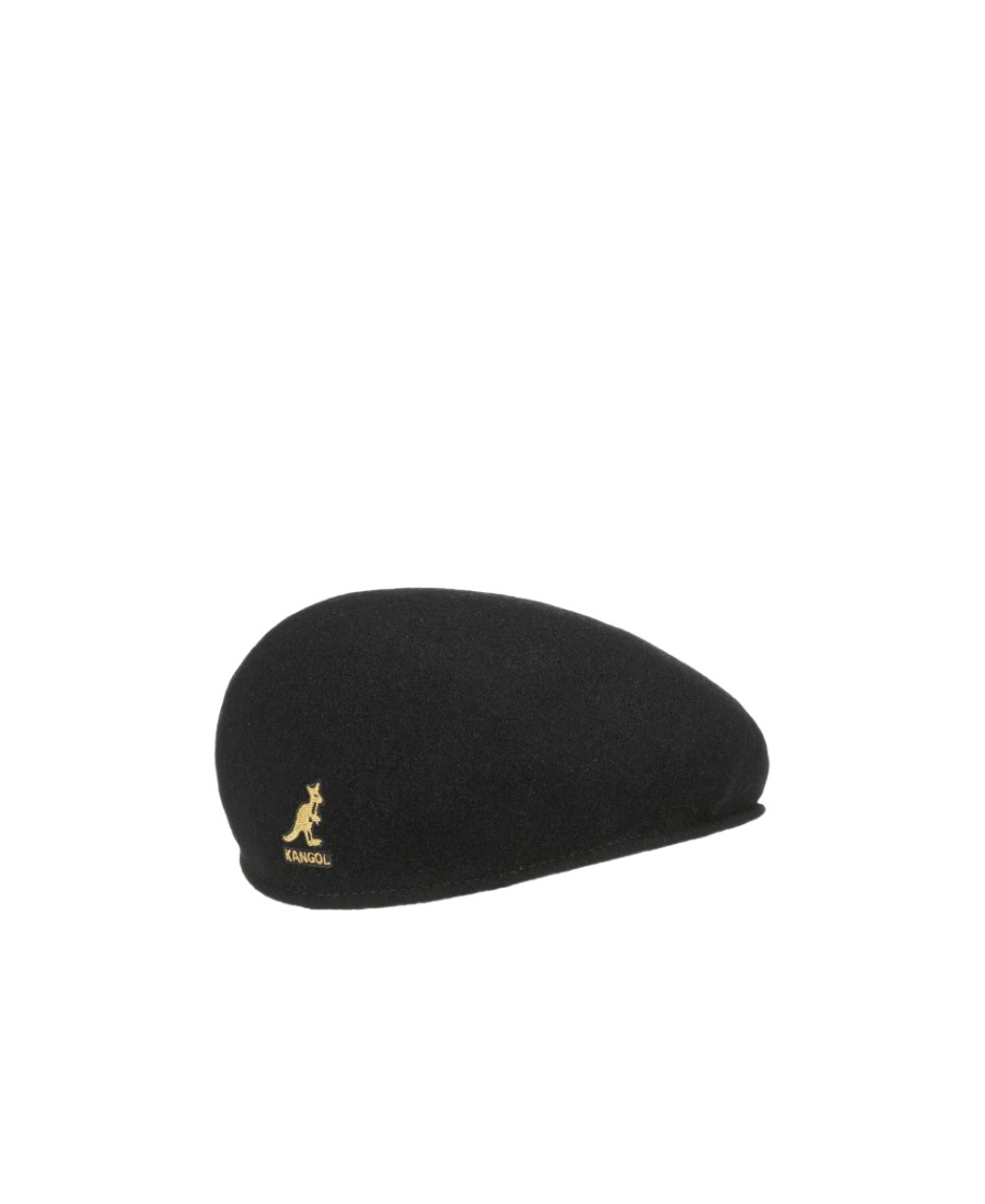 Kangol Logo Hat In Black