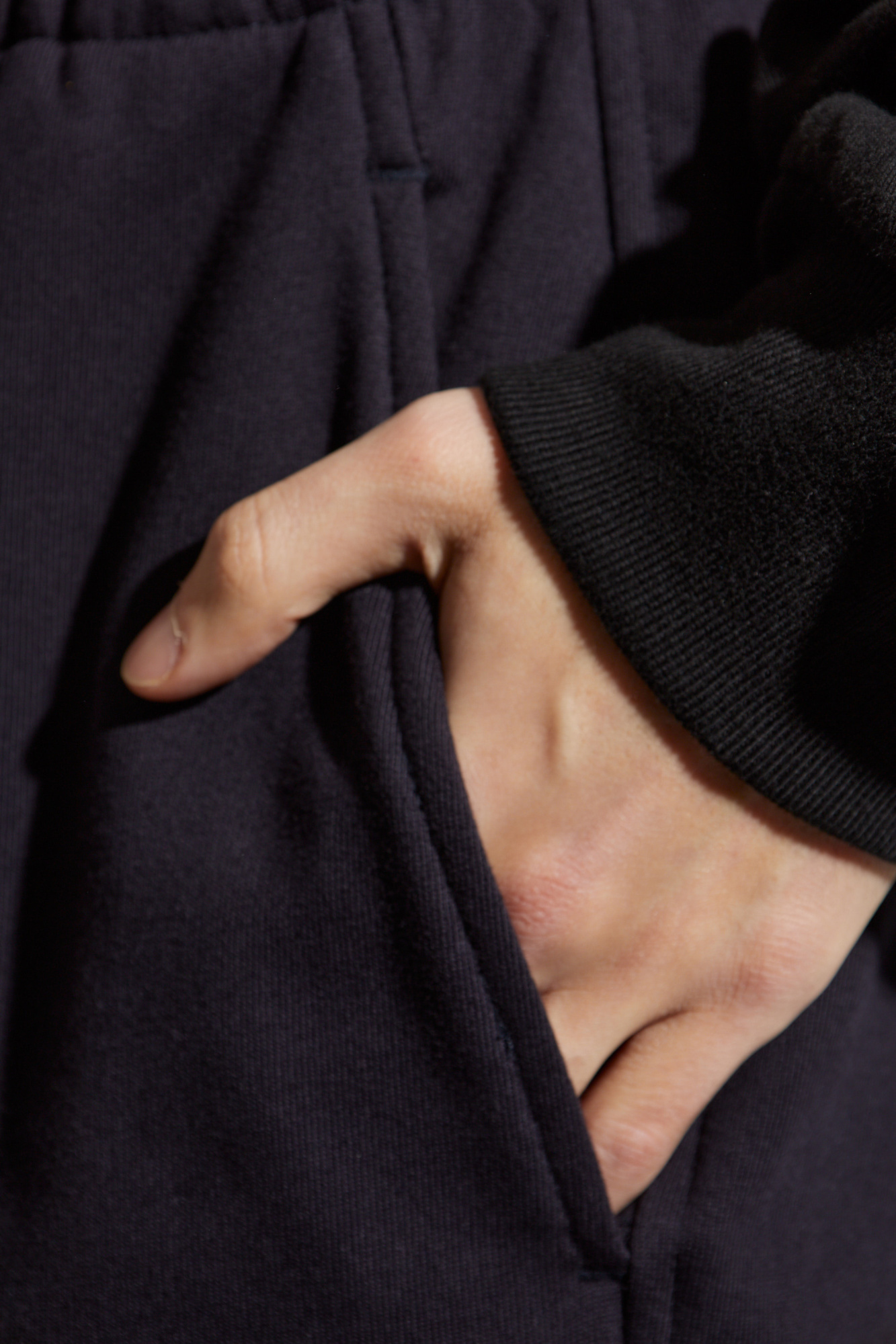 Dries Van Noten Elastic Waist Sweatpants In Black