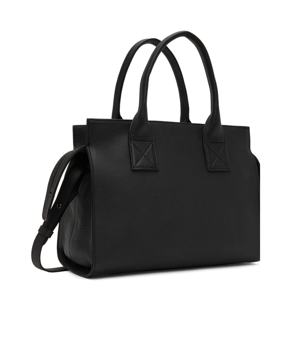 Marsèll Logo Stamp Tote Bag In Black