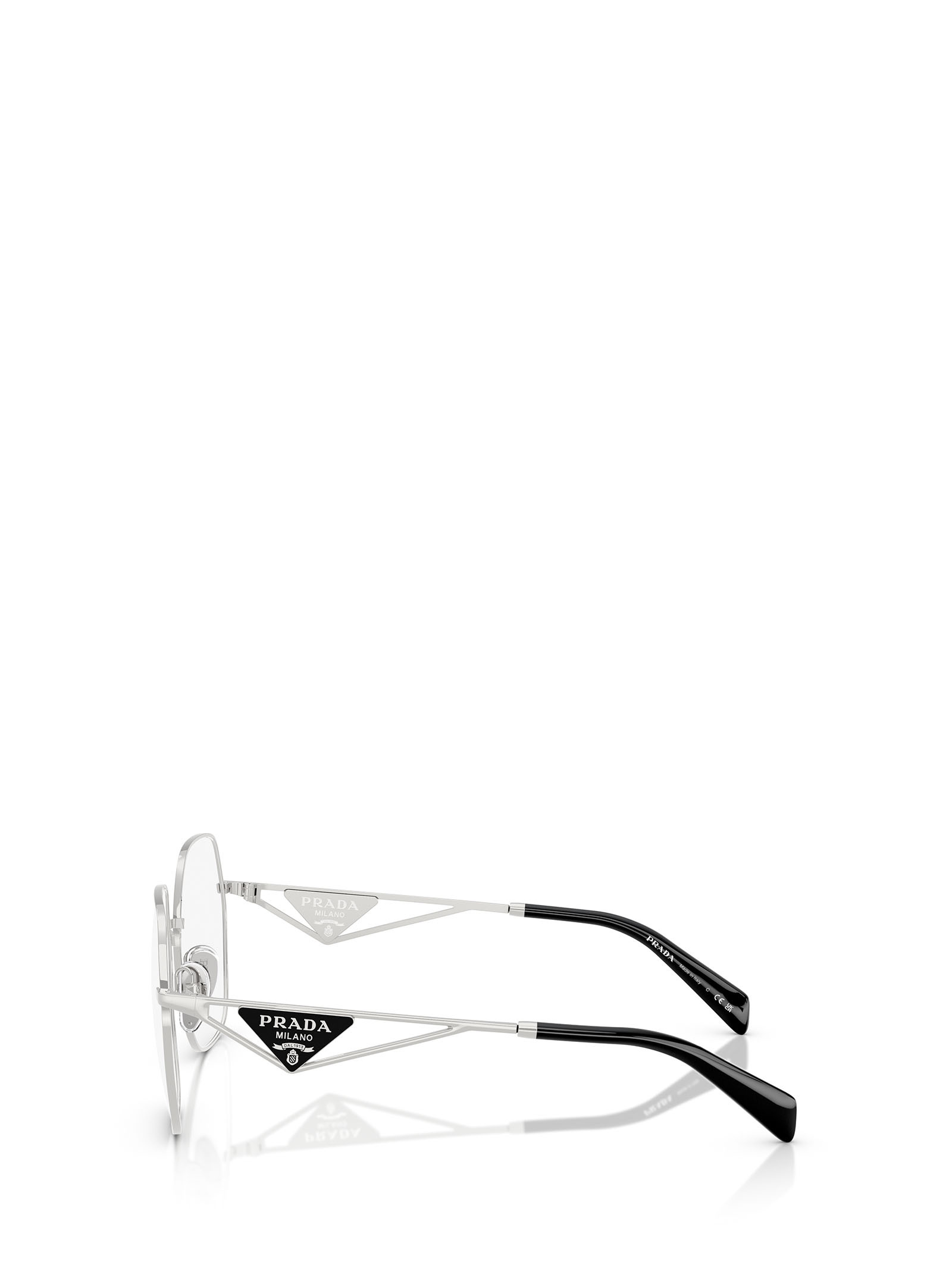 Prada Geometric-frame Glasses In White