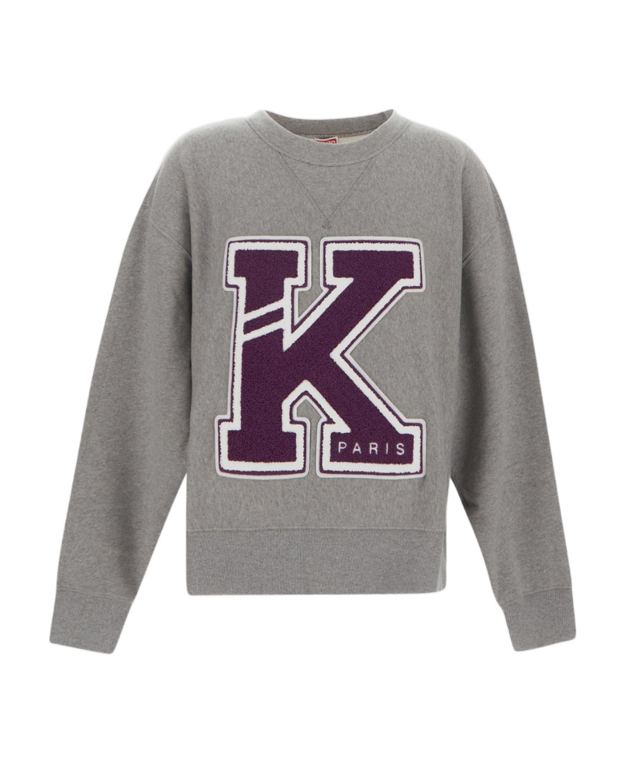 Kenzo Patches Sweatshirt In Gray