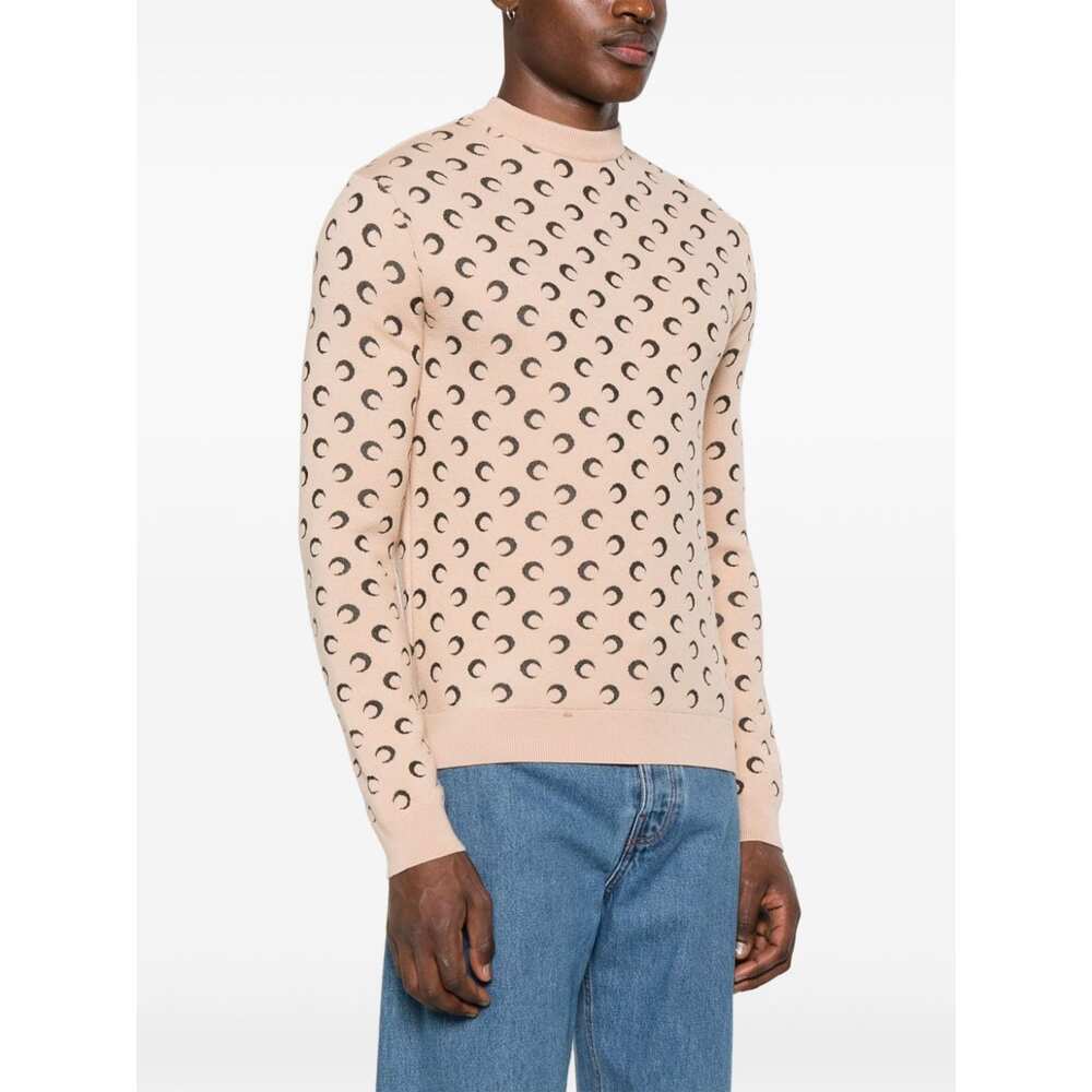 Marine Serre Sweater In Nude