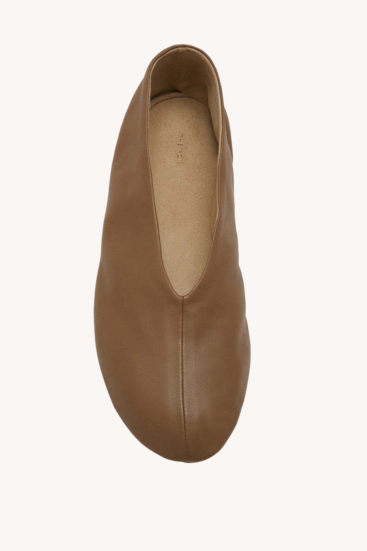 The Row Stella Leather Loafers In Brown