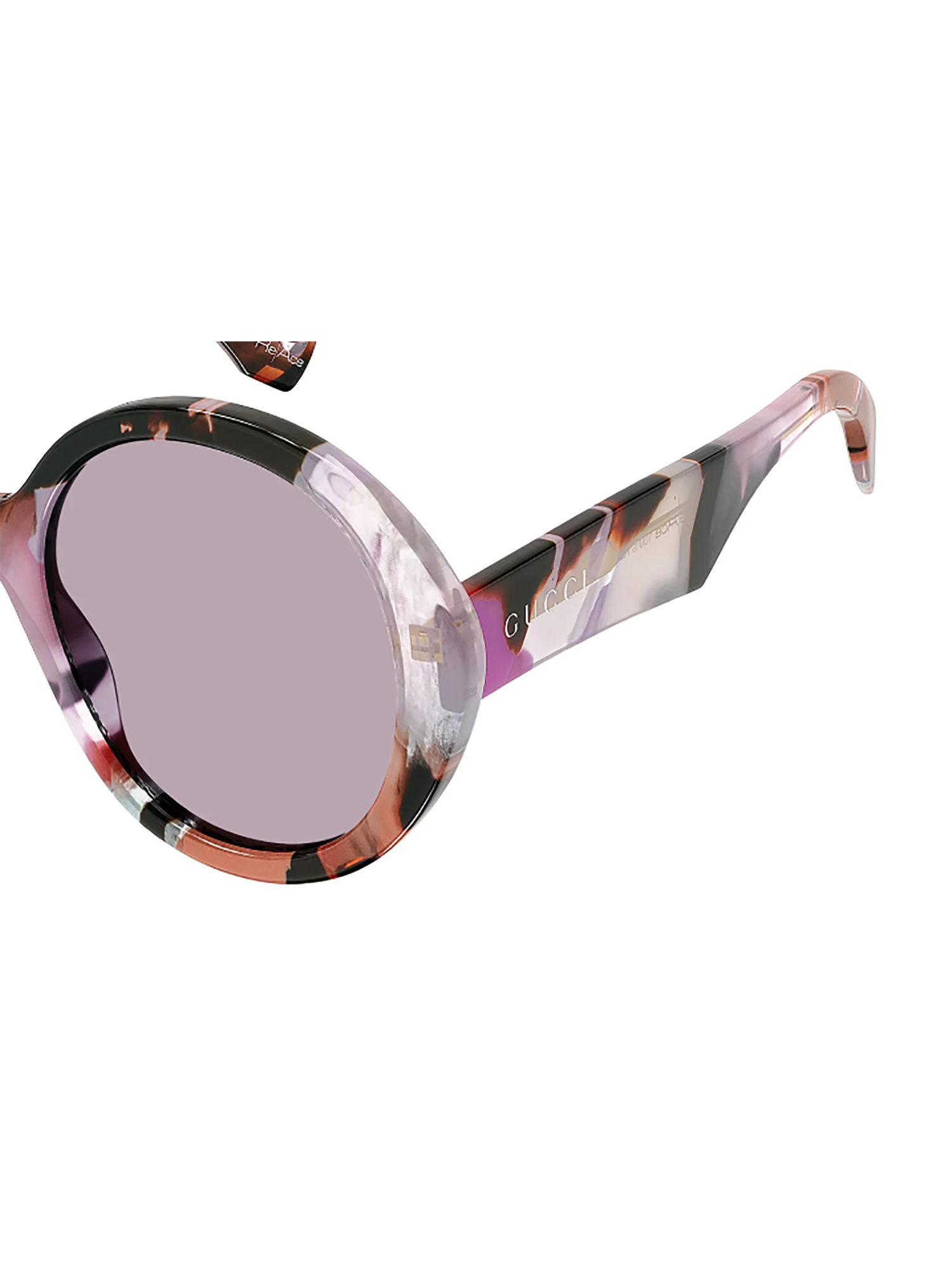 Gucci Gg1628s Round-frame Sunglasses In Nude