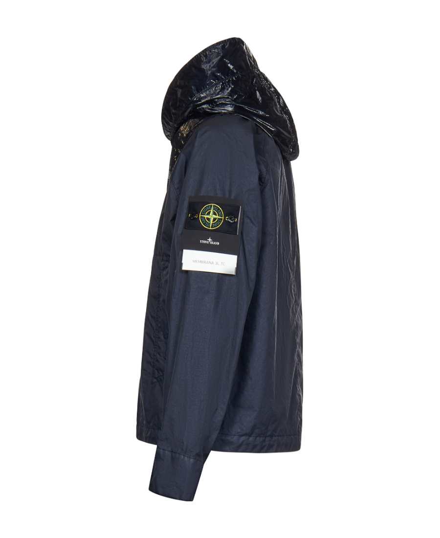 STONE ISLAND HOODED CASUAL JACKET 