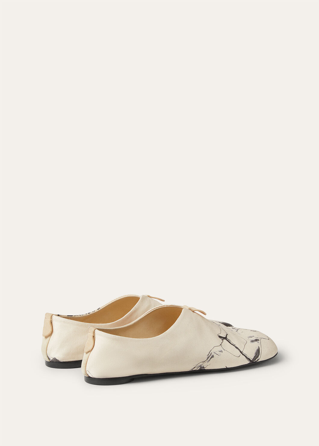 Loro Piana Floaty Graphic-print Loafers In Neutral