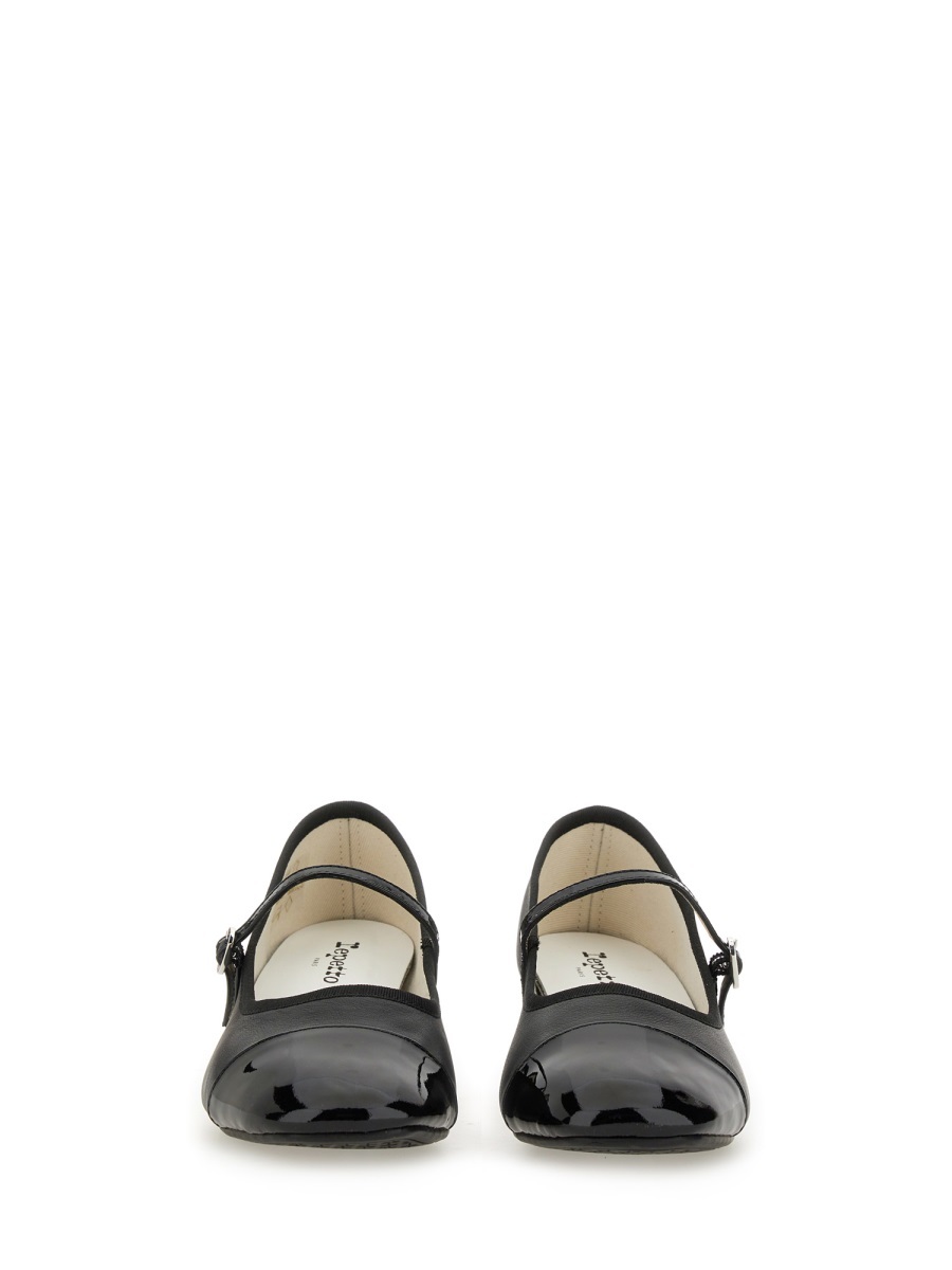 Repetto Block Heel Mary Jane Pumps In Black