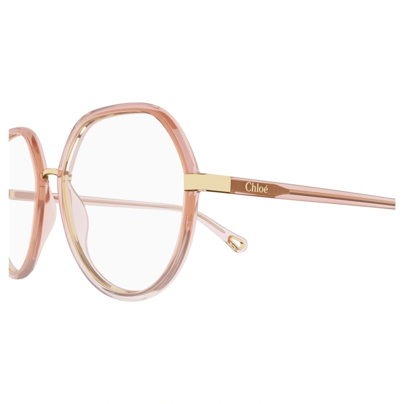 Chloé Oversized Round Glasses In White