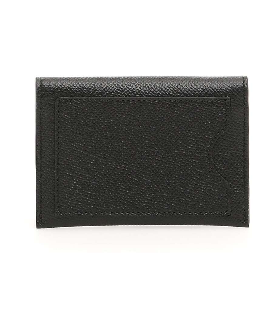 FERRAGAMO SALVATORE FERRAGAMO VARA BOW DETAILED FOLDOVER CARD CASE