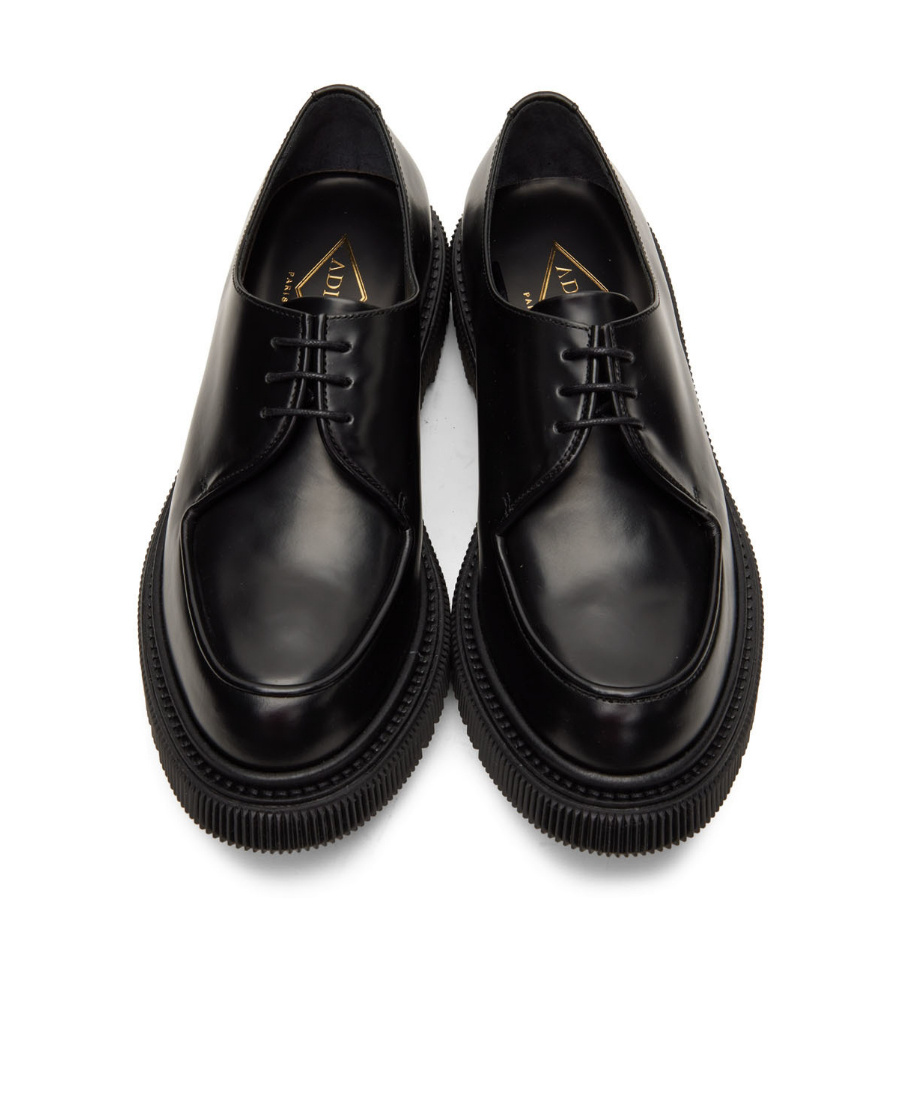 Adieu Paris Flat Shoes In Black