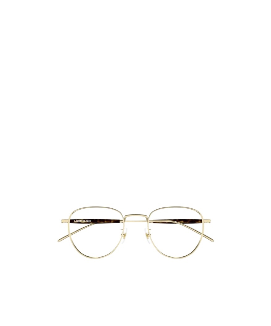 Montblanc Eyewear Round Frame Glasses In Nude