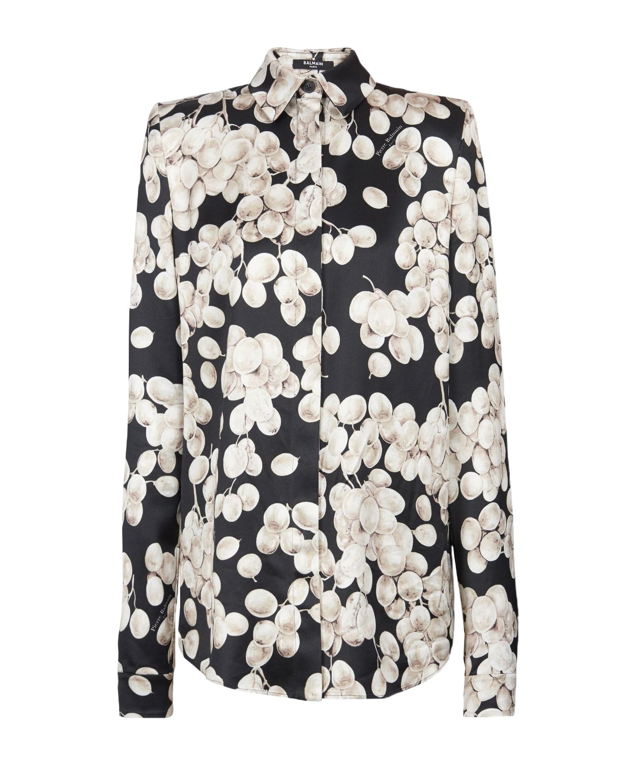 Balmain Raisin-print Shirt In White