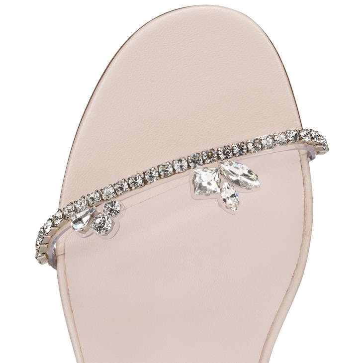 Christian Louboutin Just Queenie Flat Slippers In Multicolor