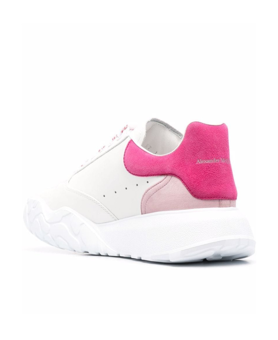 Alexander Mcqueen Court Lace-up Sneakers In White