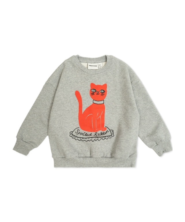 Mini Rodini Kids' Print Sweater In Gray