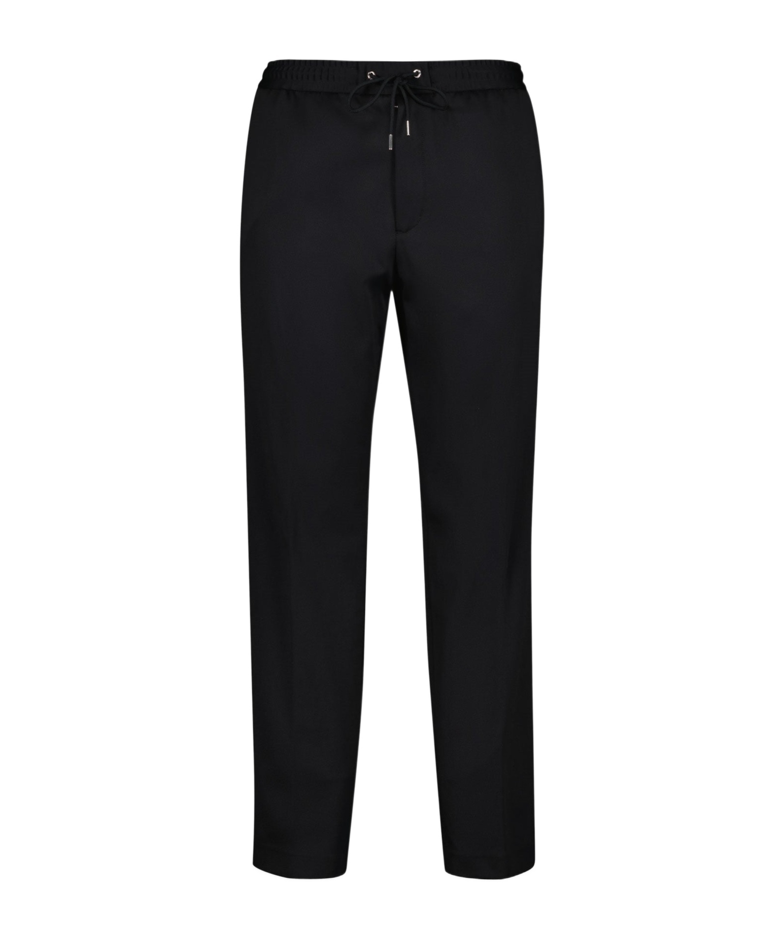Moncler Logo Patch Drawstring Track Pants In Black