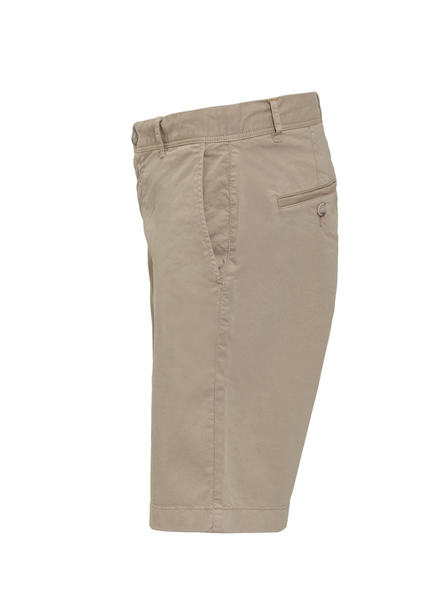 Woolrich Mid-rise Bermuda Shorts In Nude