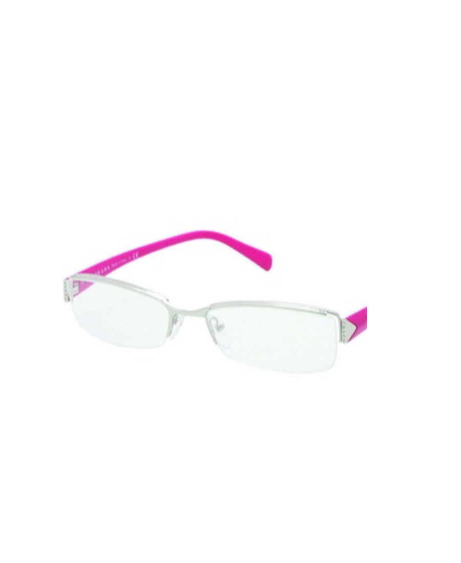 Prada Logo Flat Mirror In White