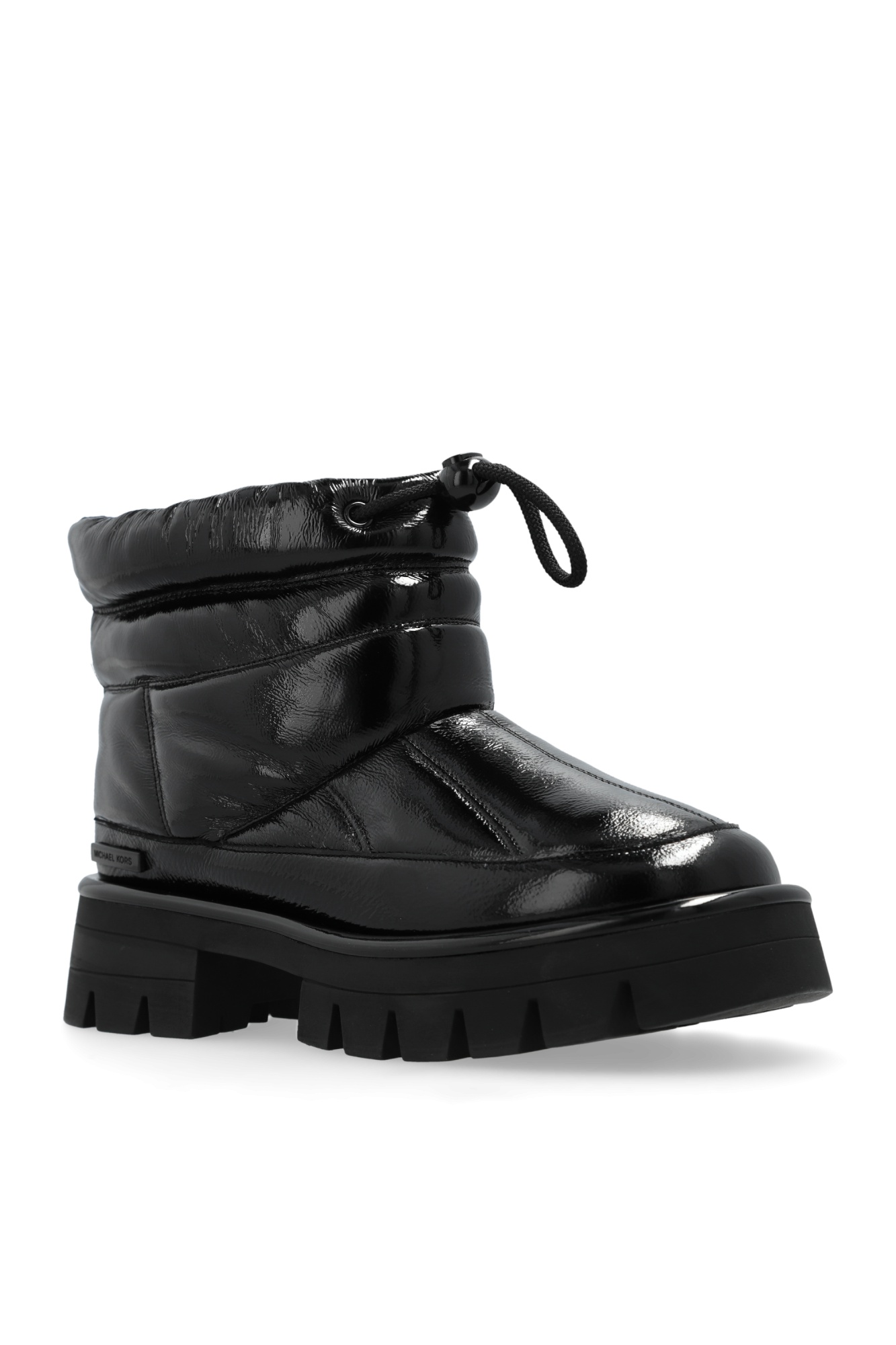 Michael Kors Short Rope Boot In Black