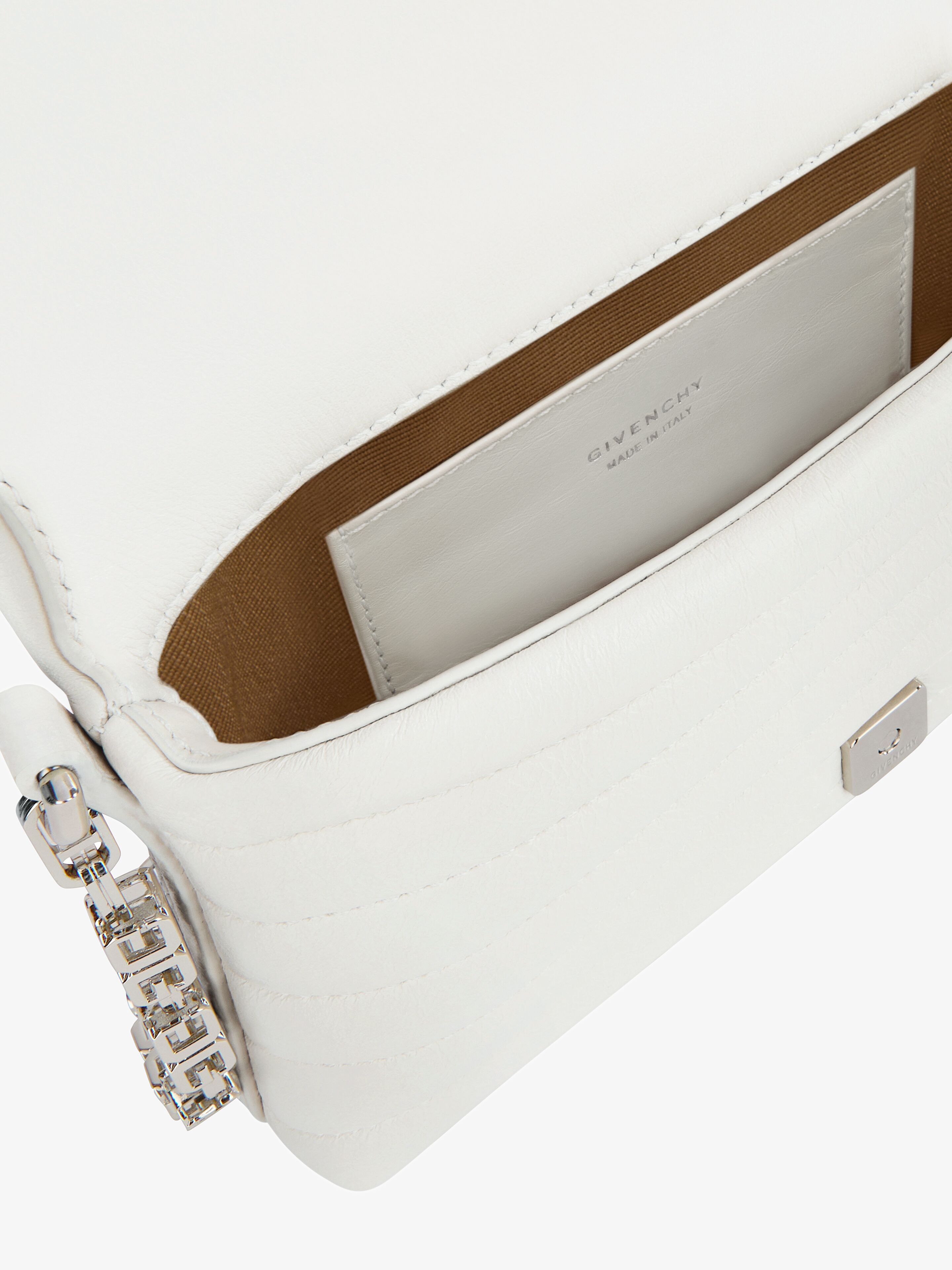 Givenchy Micro 4g Soft Shoulder Bag In White