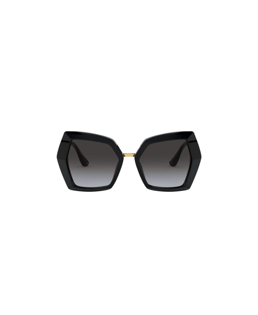 Dolce & Gabbana Logo Sunglasses In Black