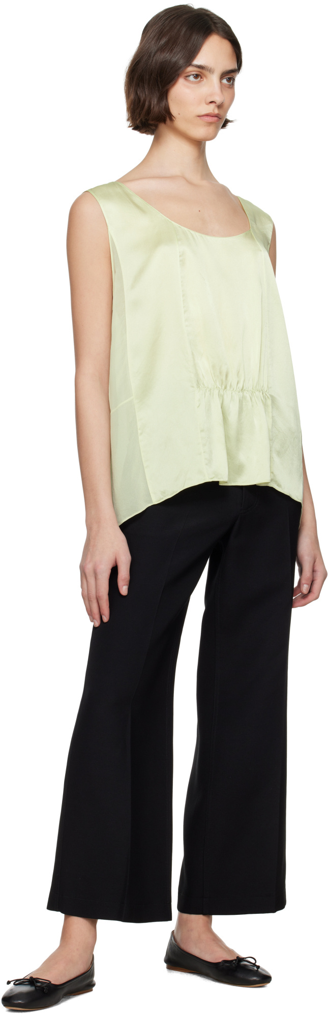 Jw Anderson Black Cropped Tailored Trousers