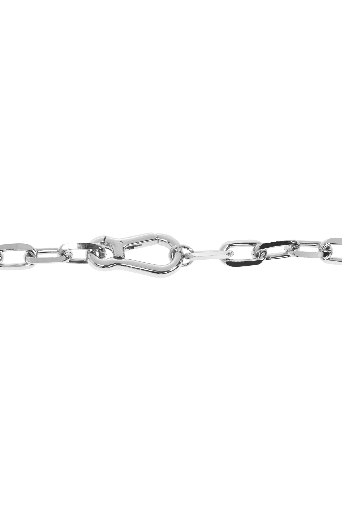 Dsquared2 Logo Charm Necklace In Gray