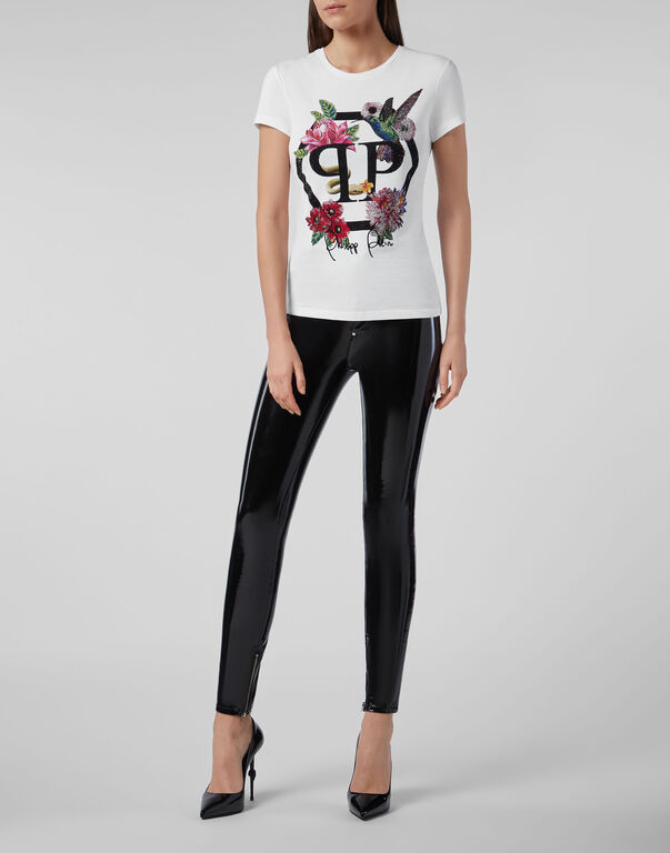 Philipp Plein Logo Details T-shirt In White