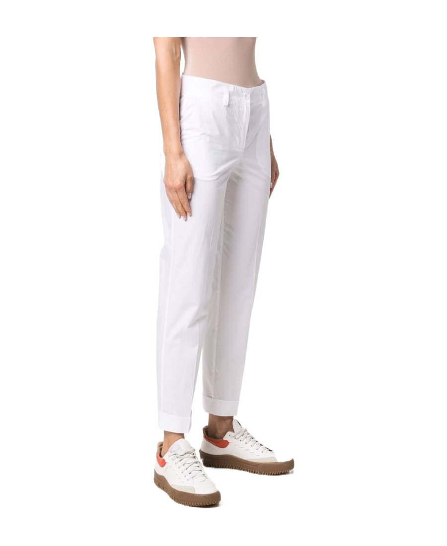 P.a.r.o.s.h . High-waist Tailored Cropped Trousers In White