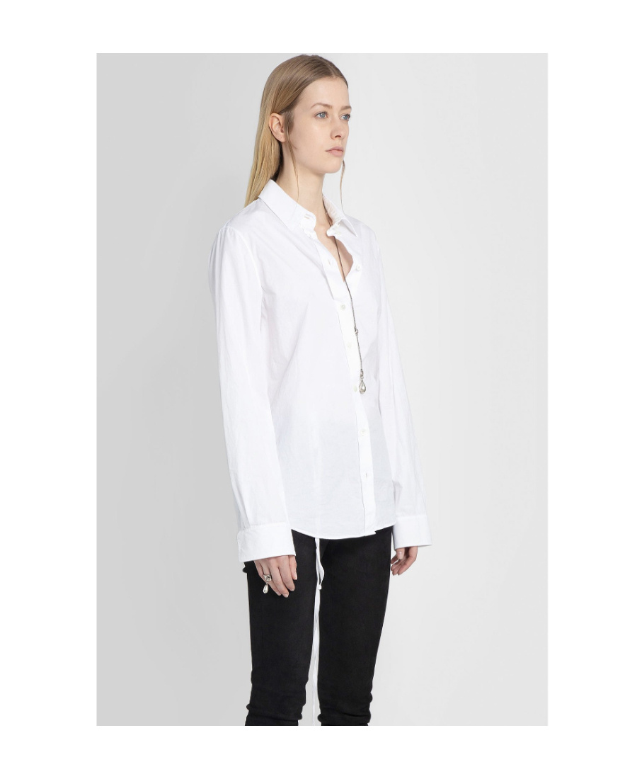 Ann Demeulemeester White Alla Casual Shirt In White