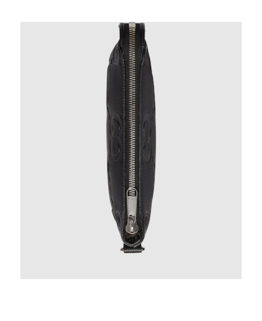 Gucci Medium Jumbo Gg Messenger Bag In Black