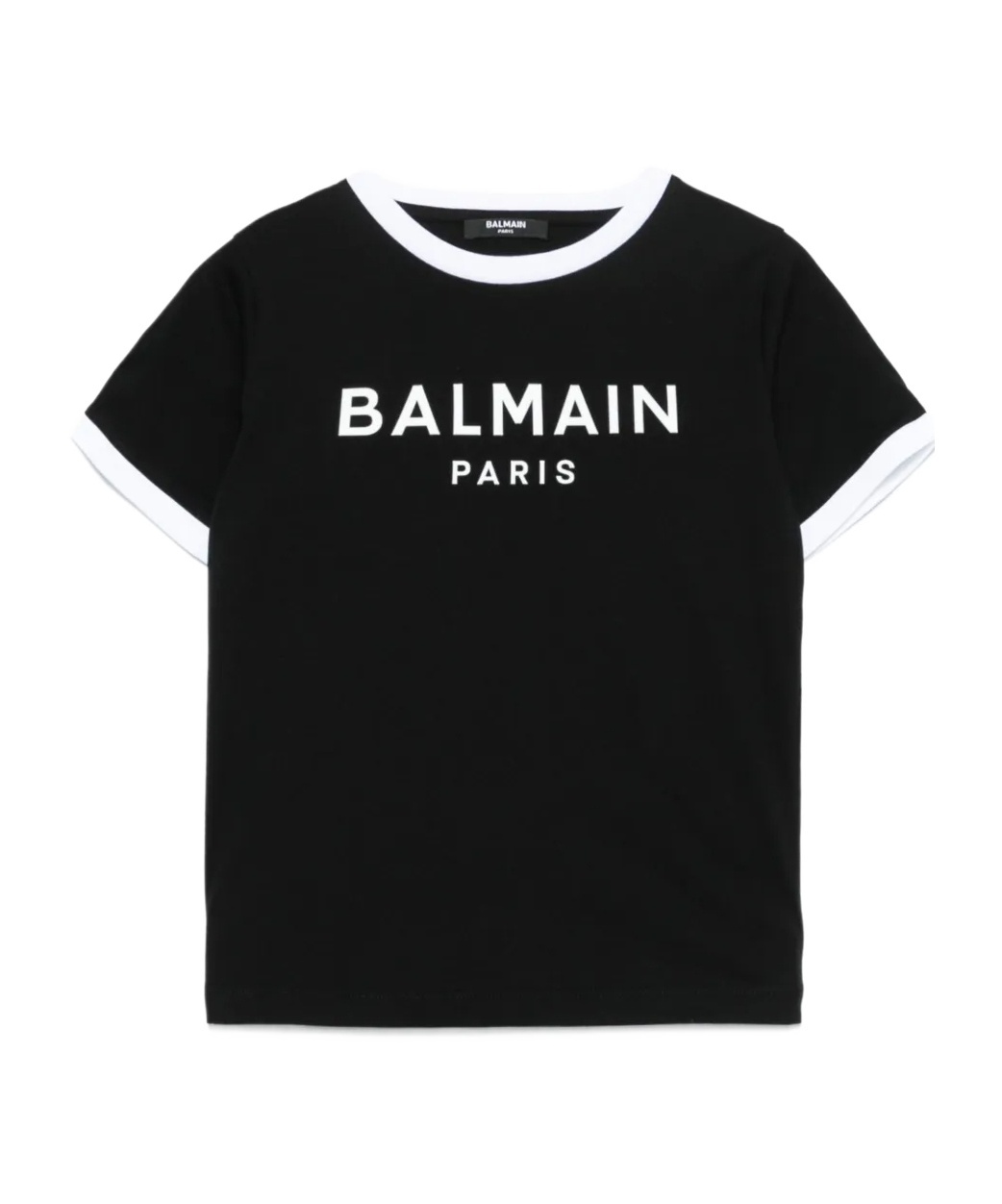 Balmain Logo-embossed T-shirt In Black