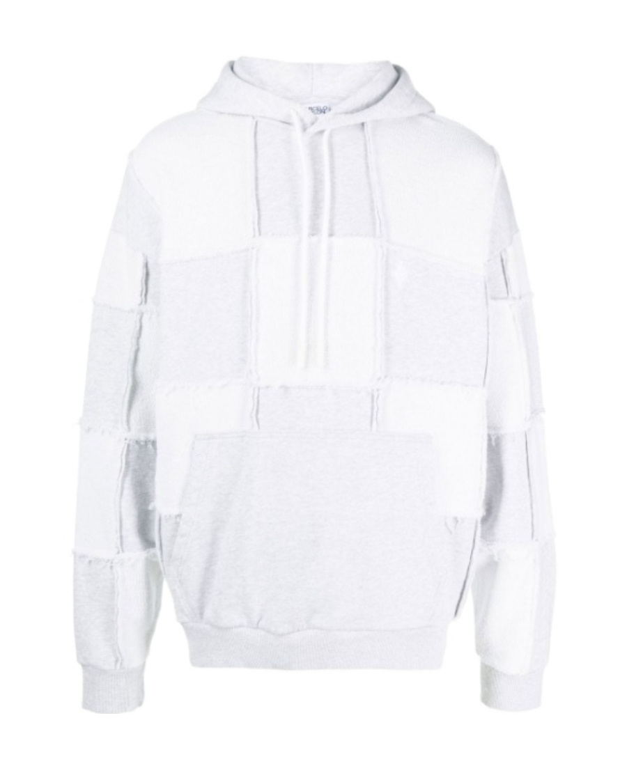 Marcelo Burlon County Of Milan Cross Inside Out Cotton Hoodie In White