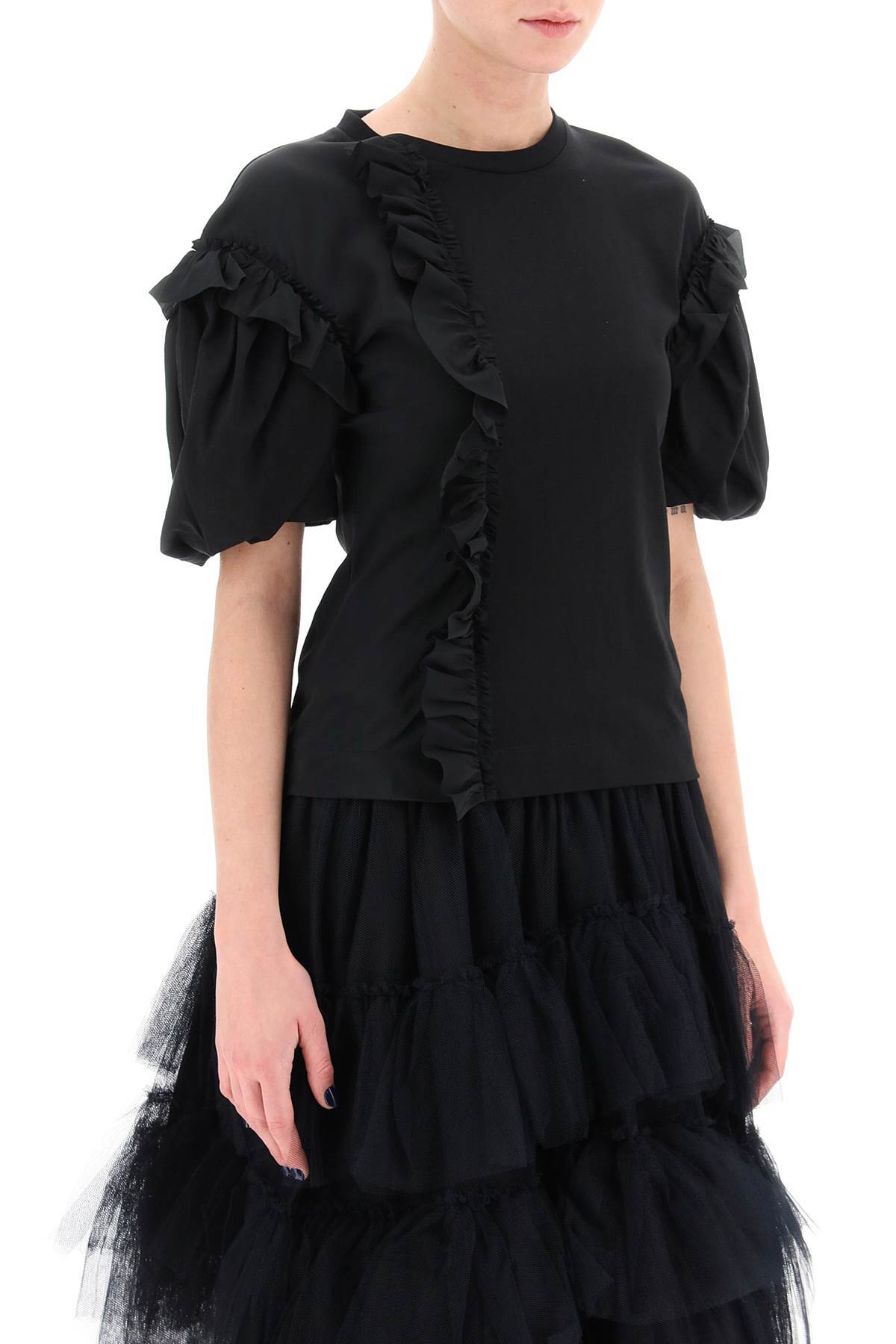 Simone Rocha Short-sleeved T-shirt In Black