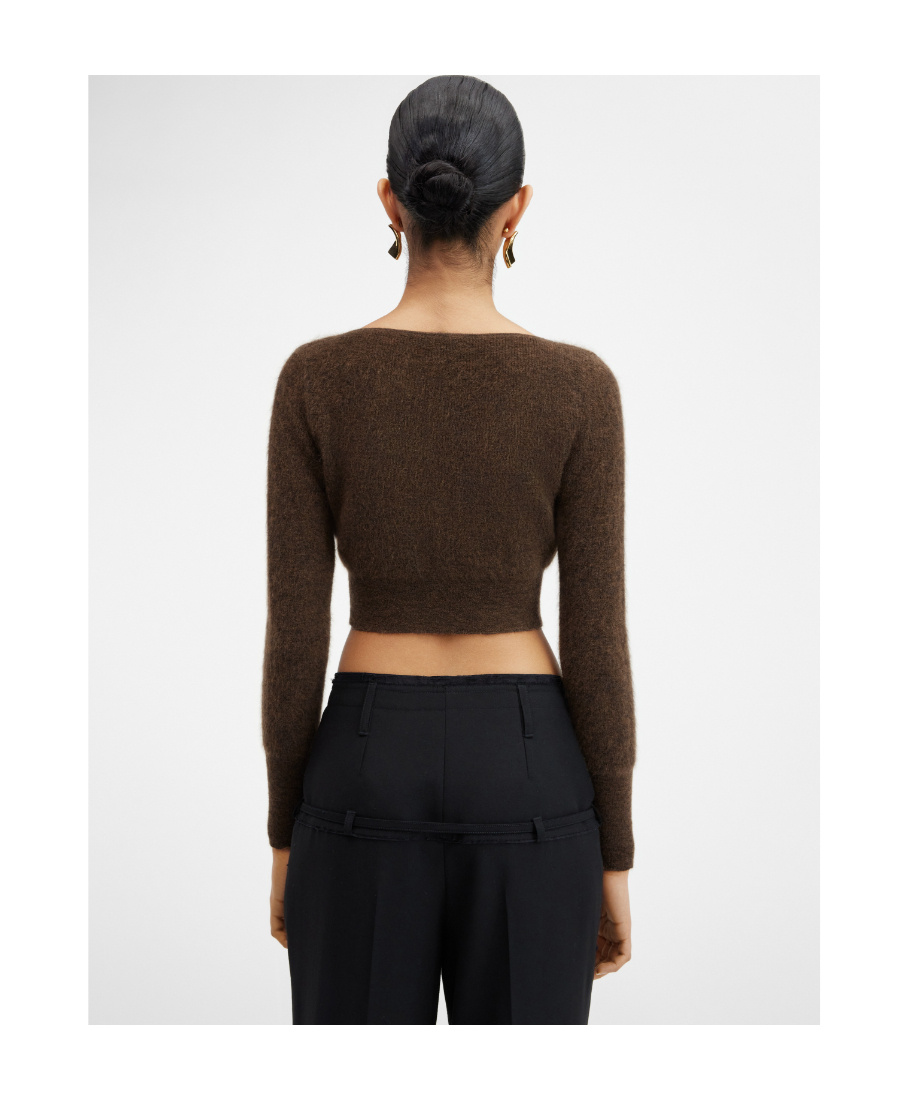 Jacquemus Le Cardigan Alzou Cardigan In Brown