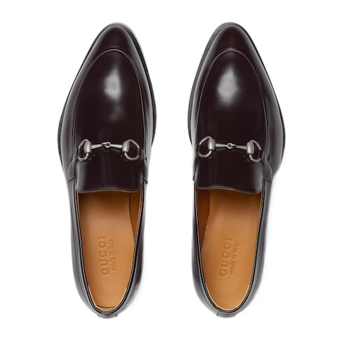 Gucci Men's Loafer With Horsebit In Dark Brown
