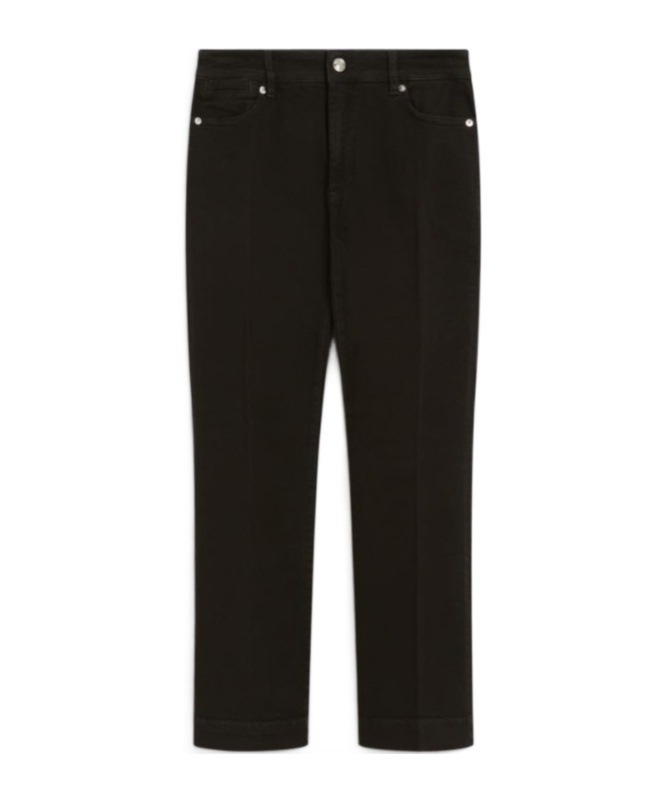 Sportmax Perfect-fit Mini Flare Jeans In Black