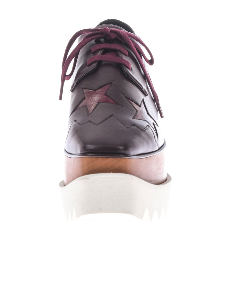 Stella Mccartney Logo Logo Thick-soled Shoes In Black