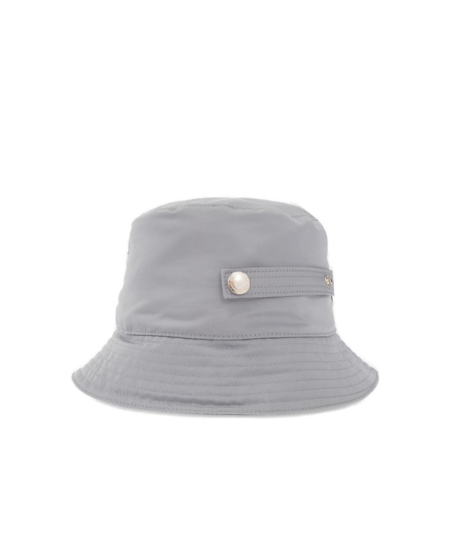 Alexander Mcqueen Tonal Graffiti Bucket Hat In Gray